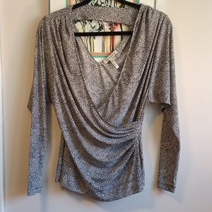 BCBG generation faux wrap top